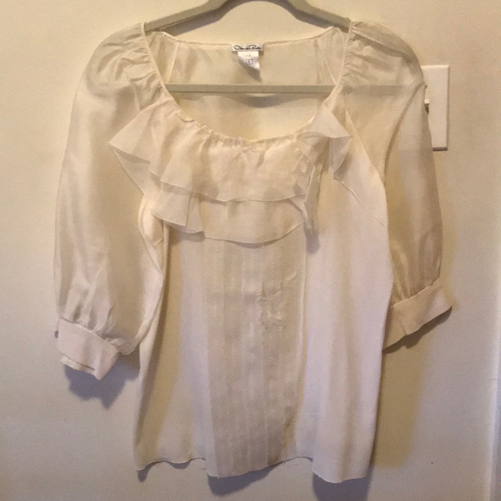 Oscar de la renta vintage blouse